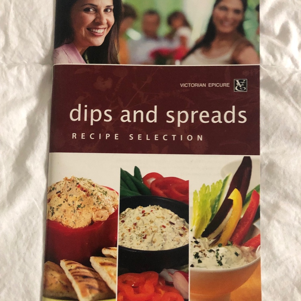 Dips and Spreads recipe selection Epicure collectibles 66 pages
